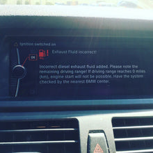 Load image into Gallery viewer, BMW X5 335D E70 E71 E90 F10 Diesel 3.0D 3.5D ADBLUE SCR 0 Starts Reset Service