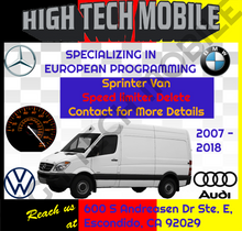 Load image into Gallery viewer, Sprinter Van Speed Limiter Removal Programming 2007-2018 642 647 611