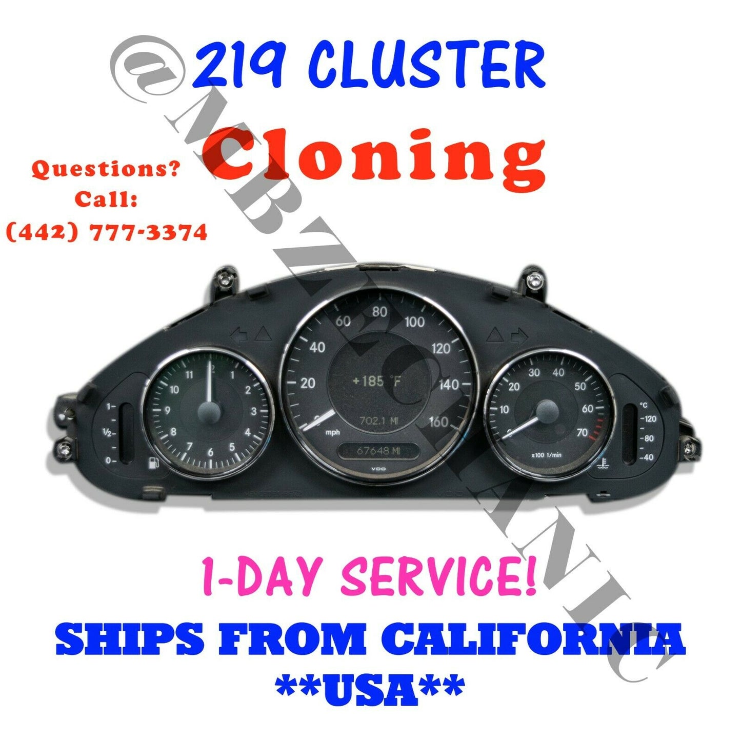 Used Mercedes Instrument Cluster Cloning 211/219
