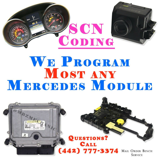 Mercedes SCN Coding or Programming; ECU, EIS, Cluster, or Conductor Plate