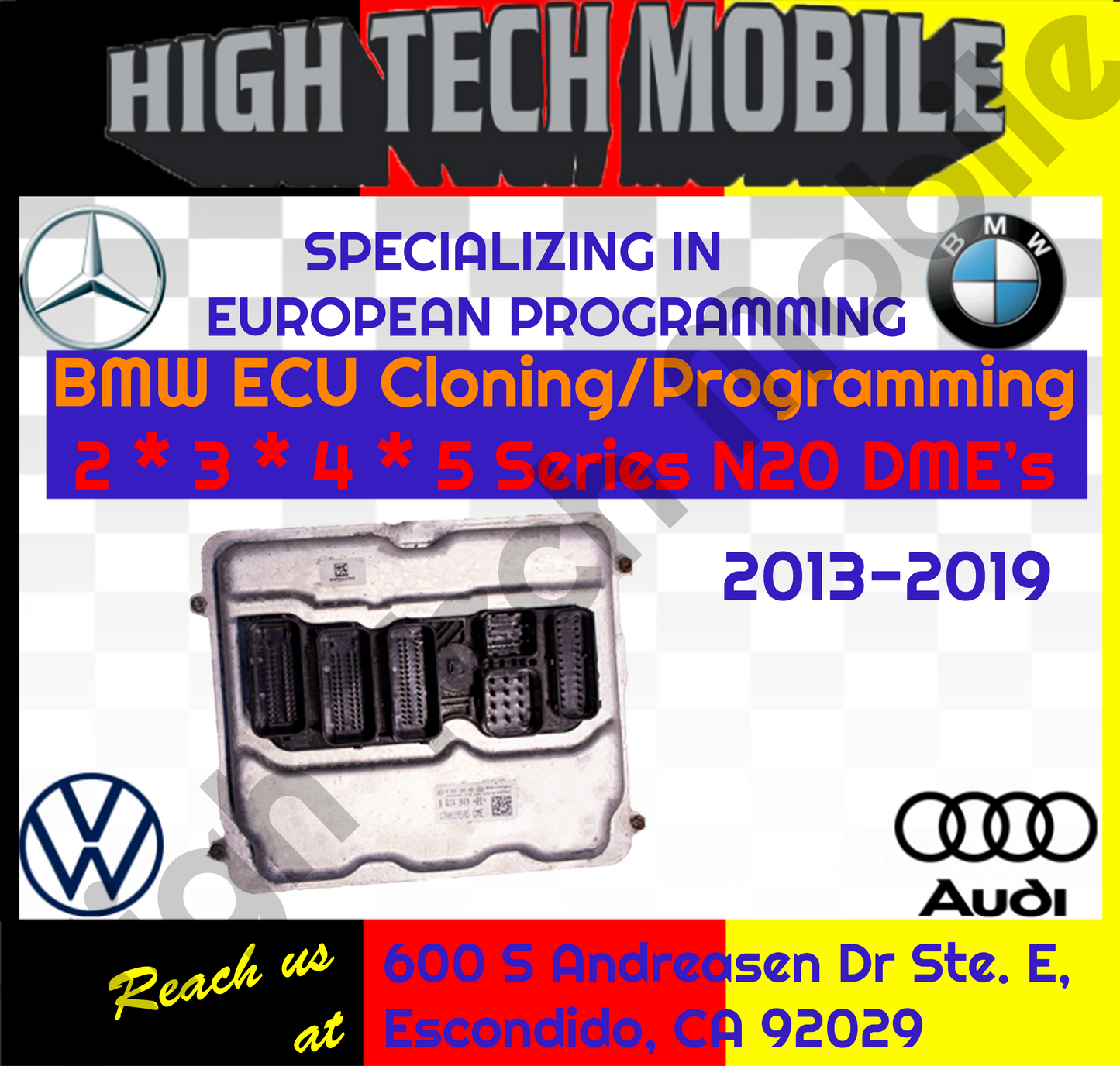 BMW ECU DME Cloning or Programming Service
