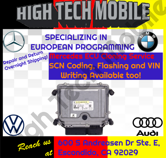 Mercedes Benz ME ECU: Cloning/Programming Vin Writing, SCN Coding